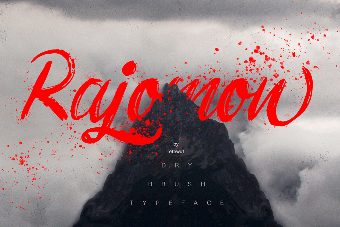 Rajomon Font插图