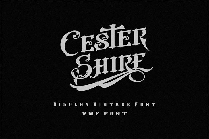 Cester Shire font插图