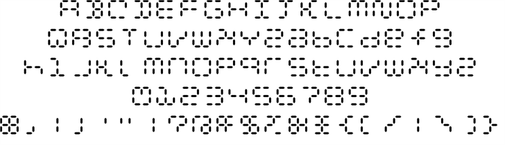 Calculatrix 12 font插图2