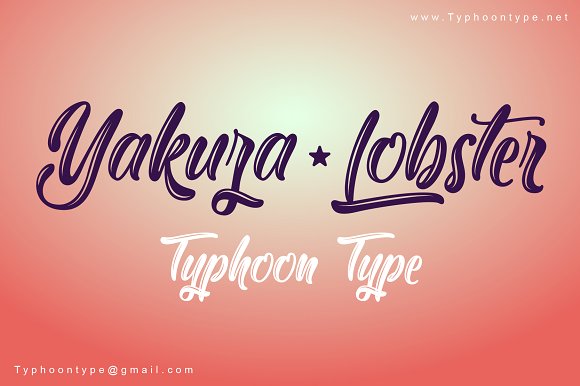 Yakuza Lobster font插图