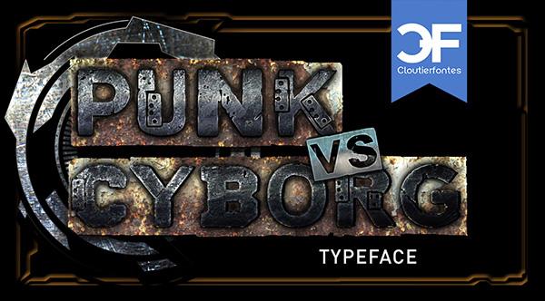 CF Punk vs Cyborg PERSONAL USE font插图