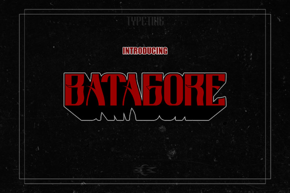 Batagore Font插图