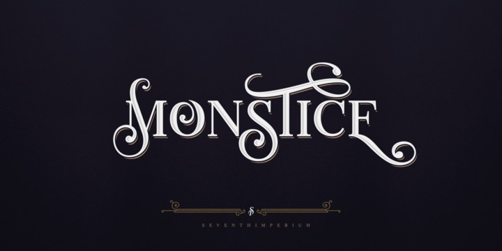 Monstice Font Family插图