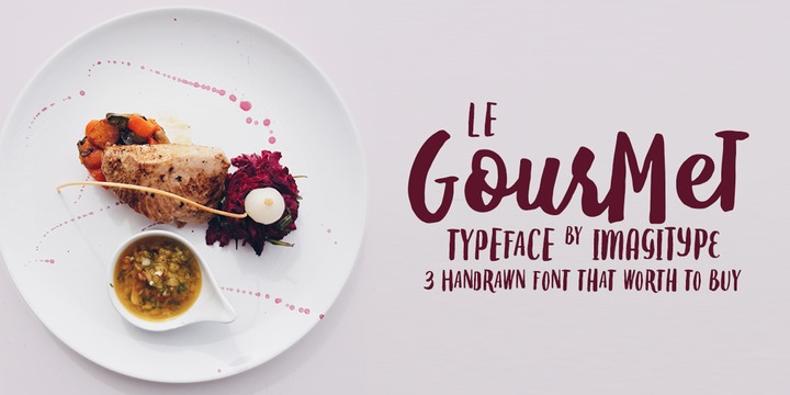 Le Gourmet Font Family插图