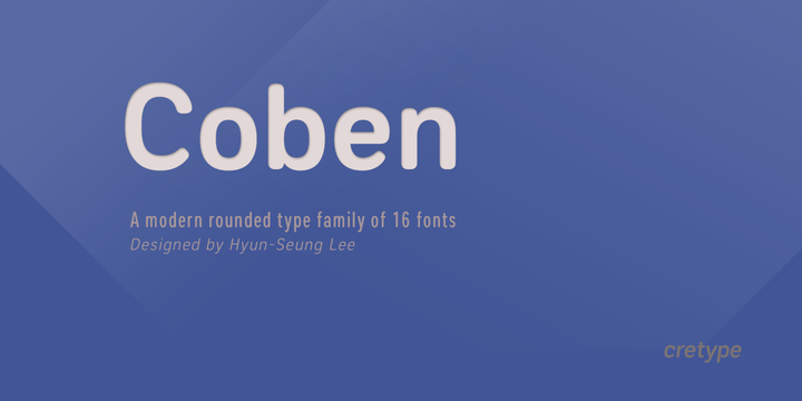 Coben Font Family插图