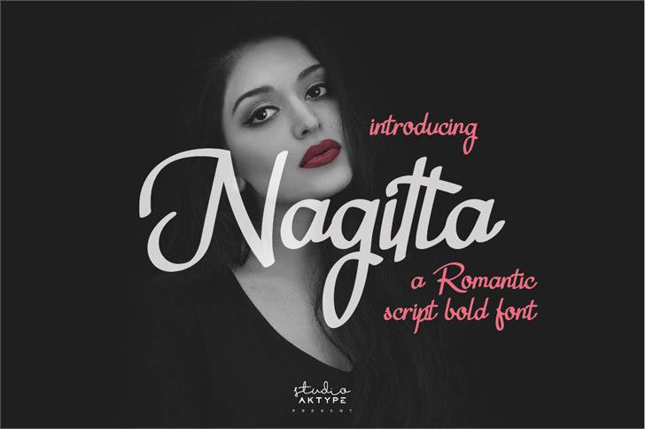 Nagitta Personal Use font插图