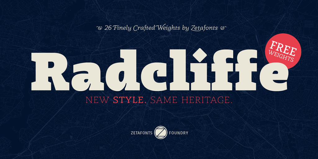 Radcliffe Font Family插图