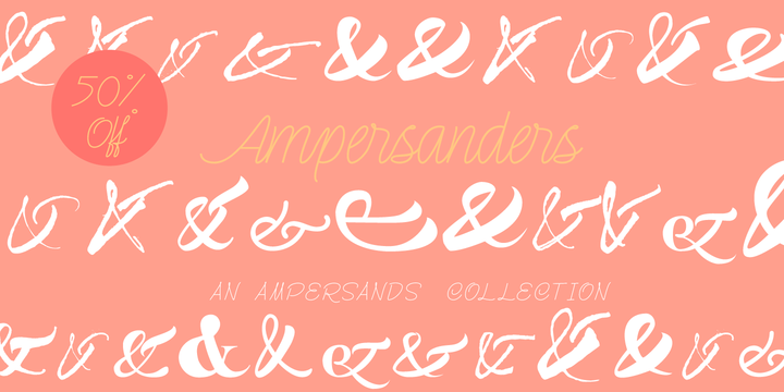 Ampersanders Font插图1