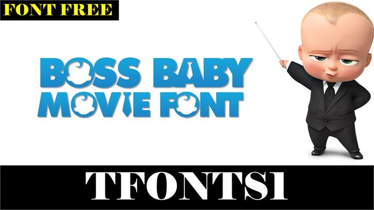 Boss Baby font插图
