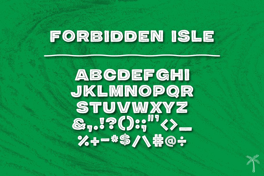 Forbidden Isle Tiki Font插图2