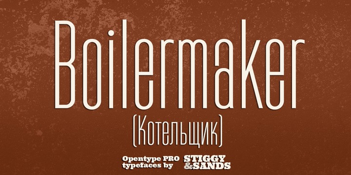 Boilermaker Font插图