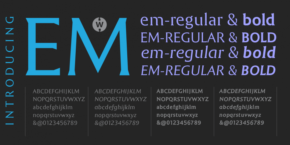 EM Font Family插图