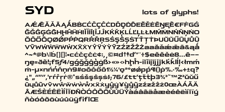 Syd Font Family插图4