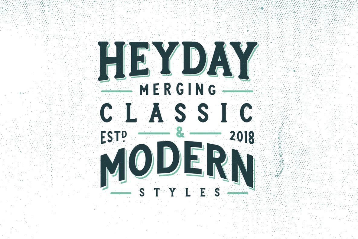 Heyday Font Family插图1