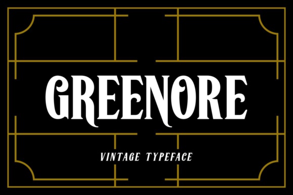 Greenore Font插图