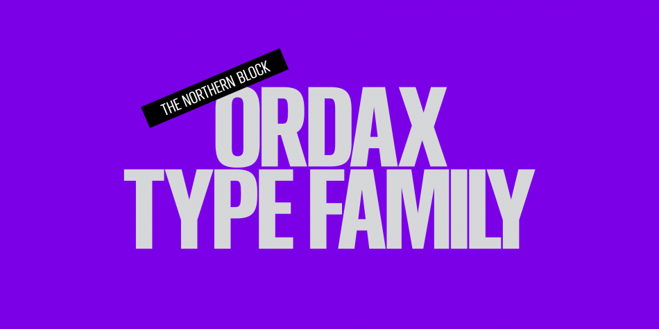 Ordax Font Family插图