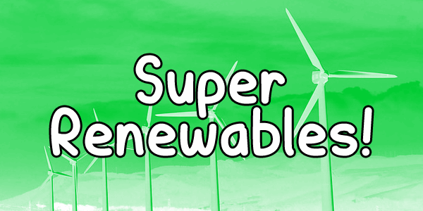 Super Renewables font插图