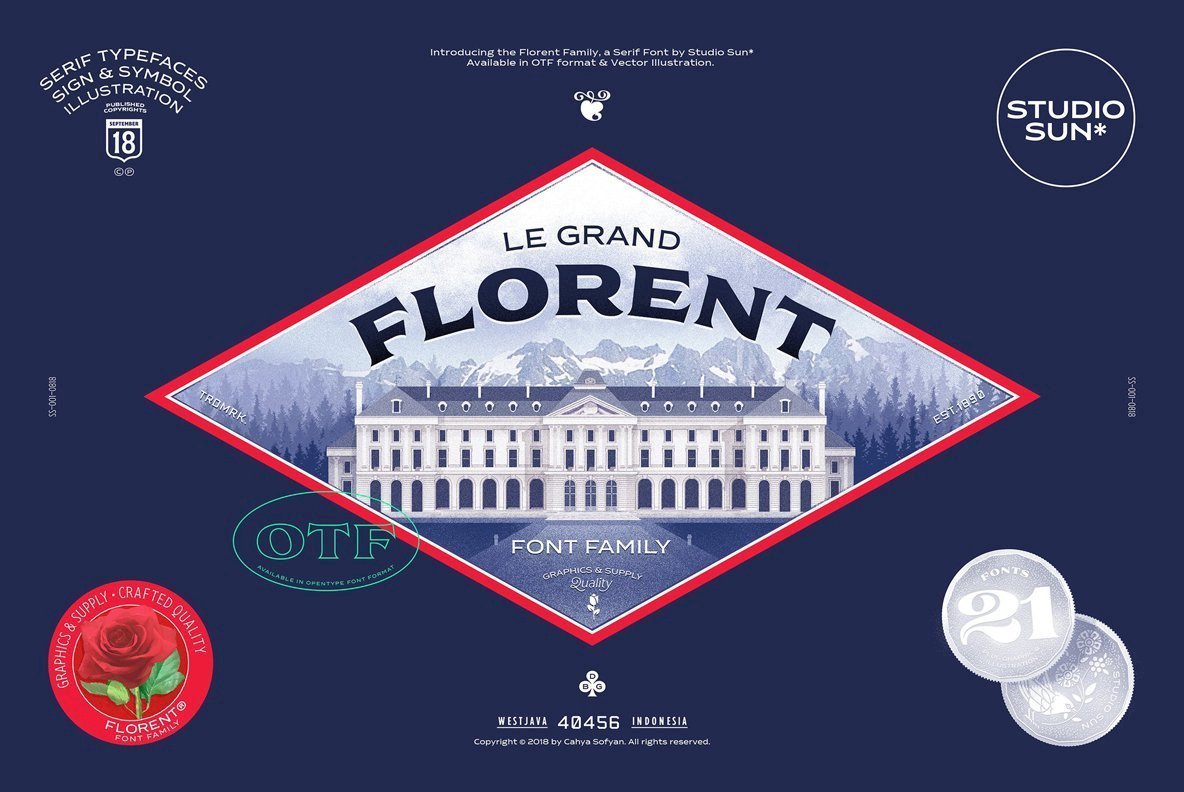 Florent Font Family插图