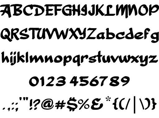 Thumbelina font插图1