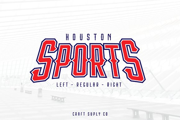 Houston Sports Font Family插图