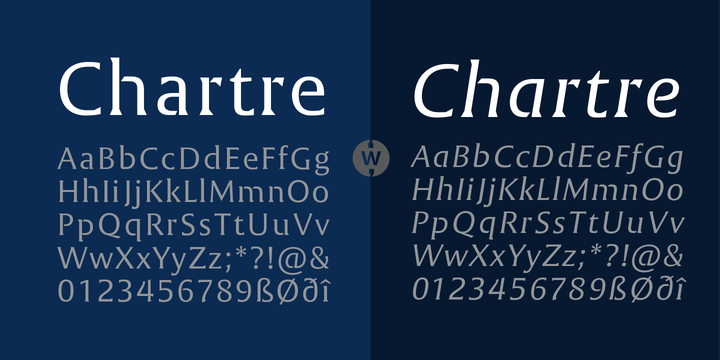 Chartre Font Family插图2