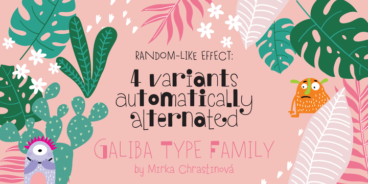Galiba Font Family插图3