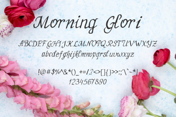Morning Glori Font插图1