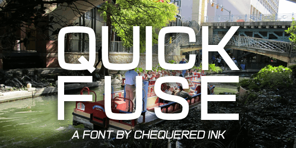 Quick Fuse font插图