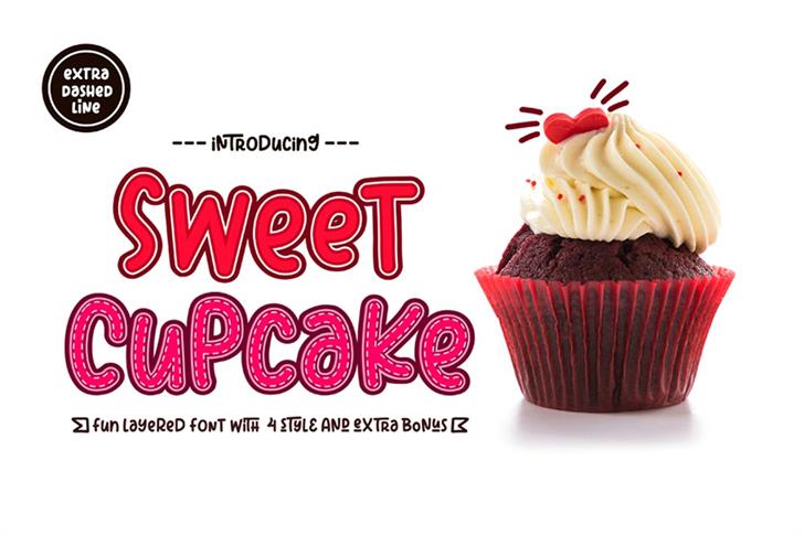 Sweet Cupcake Demo font插图11