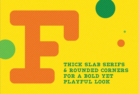 Blocky Slab – Font插图3