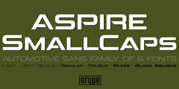 Aspire SmallCaps Font Family插图1