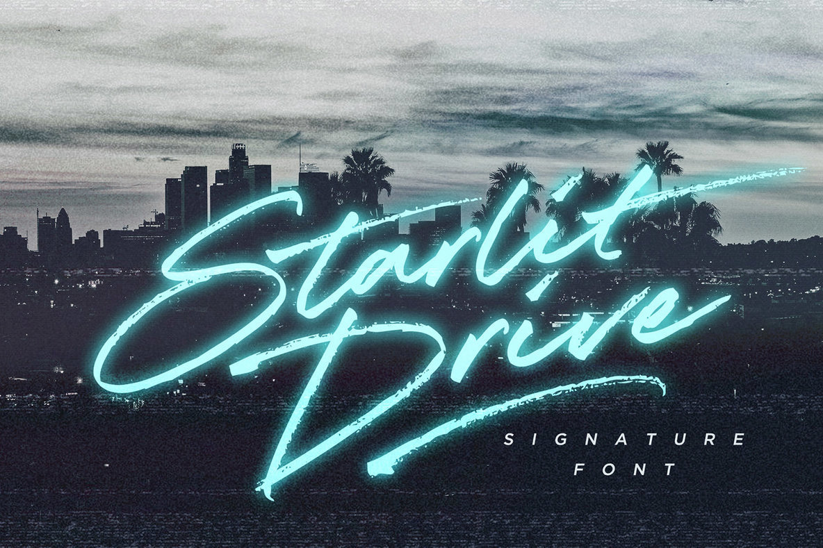 Starlit Drive Font Family插图
