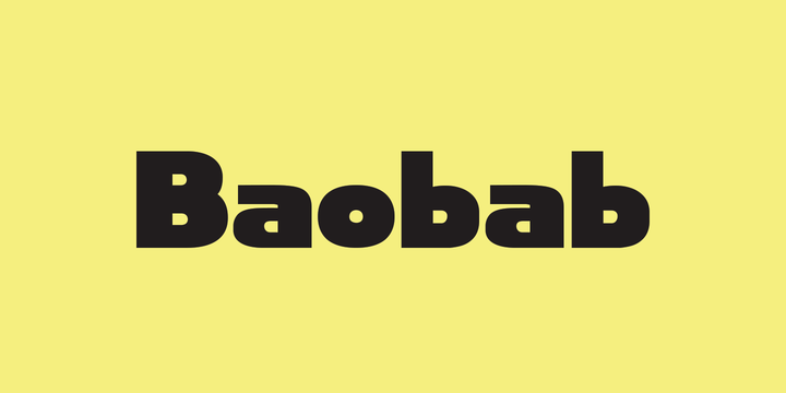 Baobab Font Family插图1