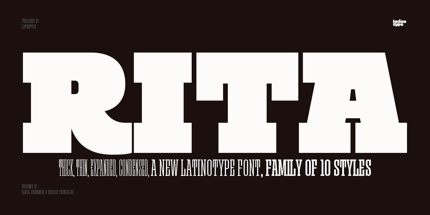 Rita Font Family插图