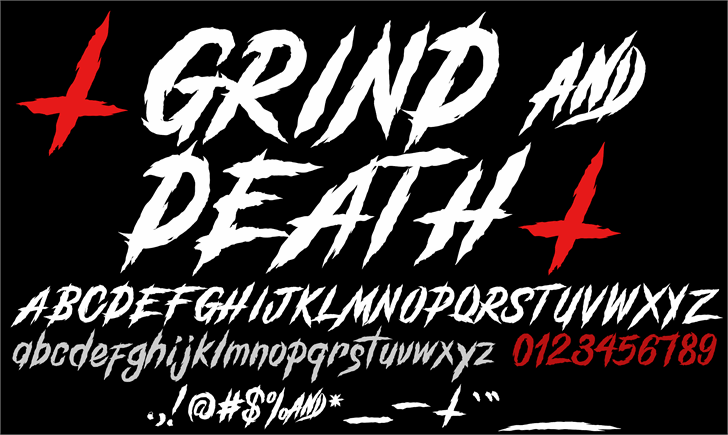 GrindAndDeath_Demo font插图