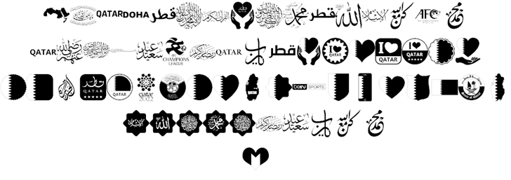 Font Color Qatar font插图1