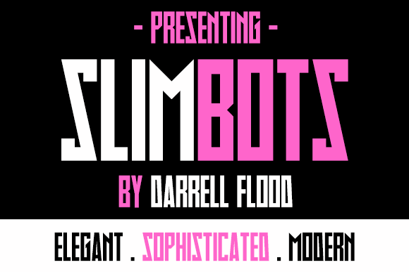 Slimbots font插图