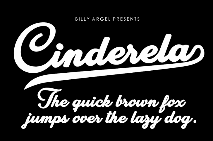 Cinderela Personal Use font插图