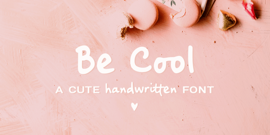 Be Cool Font Family插图