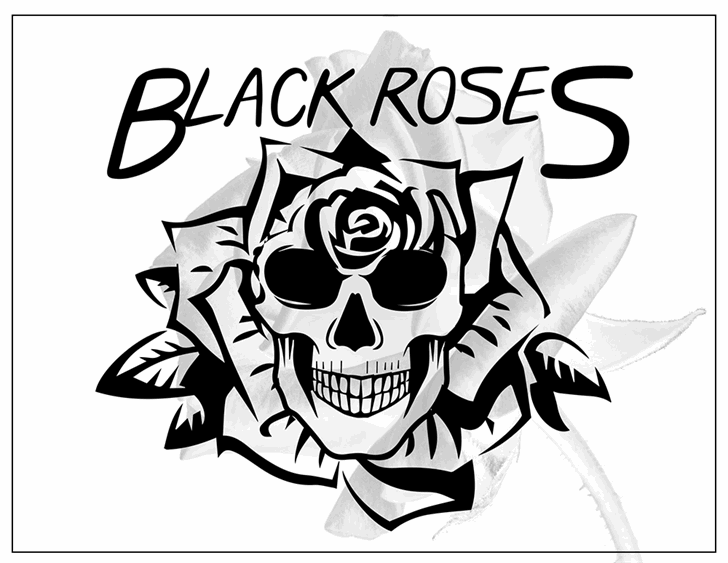 Black Roses font插图