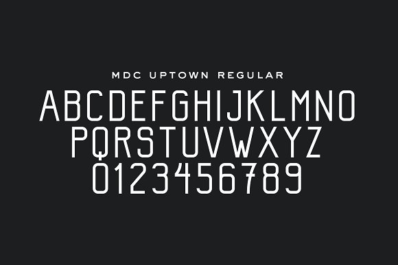 MDC Uptown – A Modern Condensed Font插图2