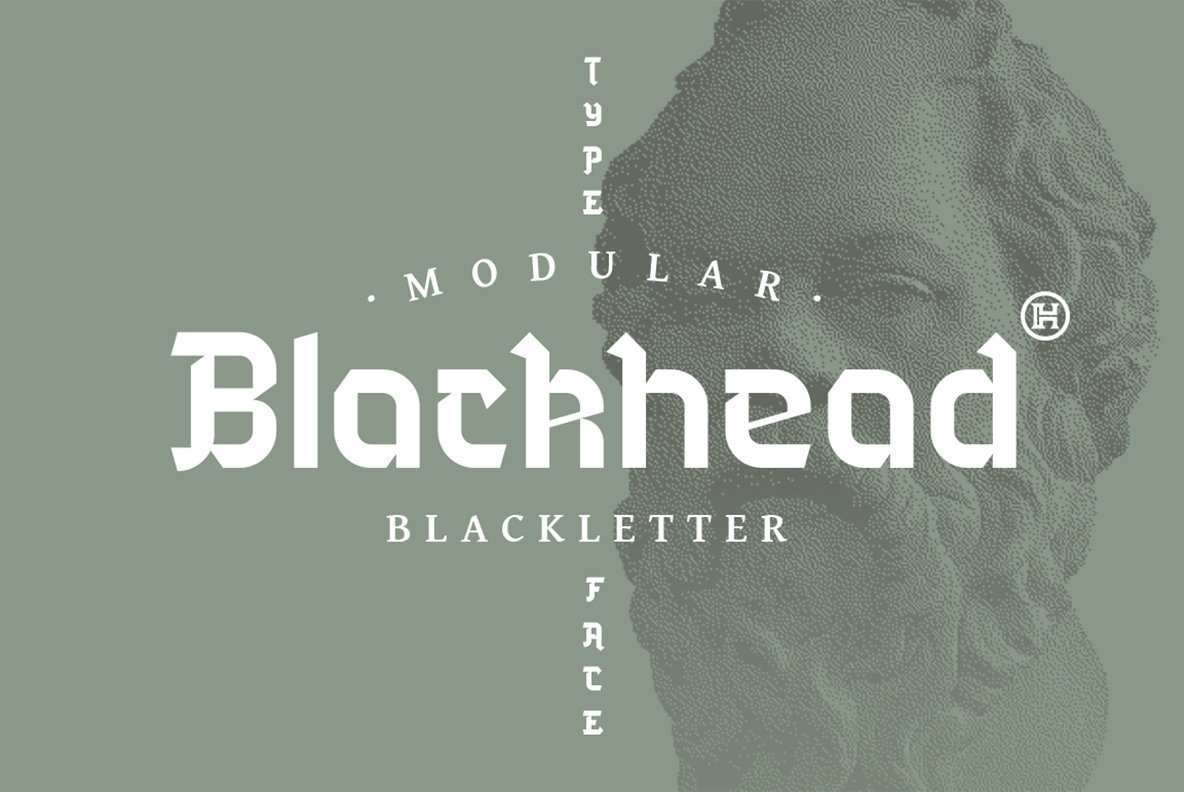 Blackhead Font Family插图