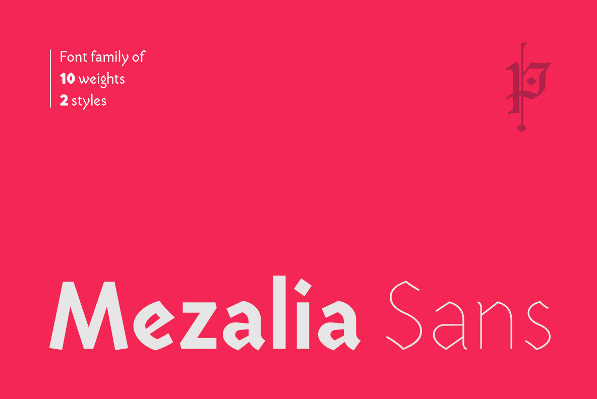 Mezalia Sans Font Family插图
