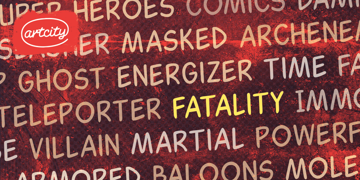 Fatality Font Family插图2
