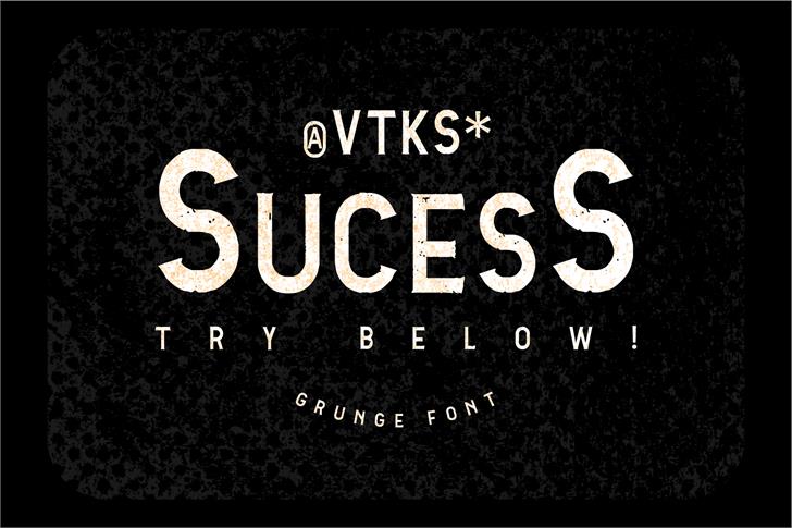 Vtks Sucess font插图