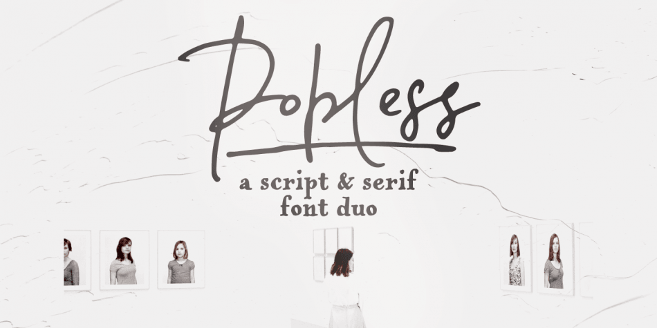 Popless Font插图