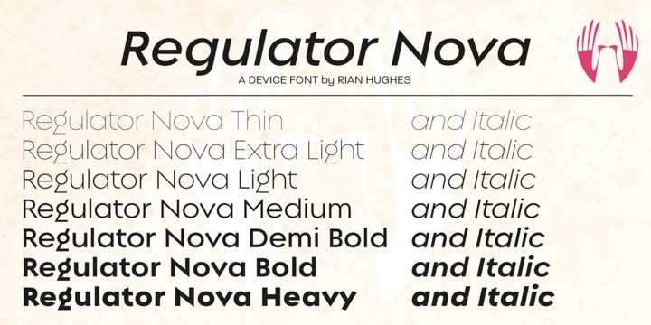 Regulator Nova Font Family插图3