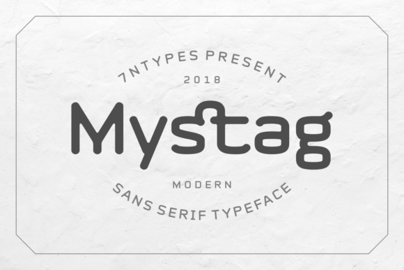 Mystag Font插图