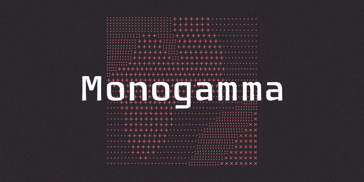 Monogamma Font Family插图