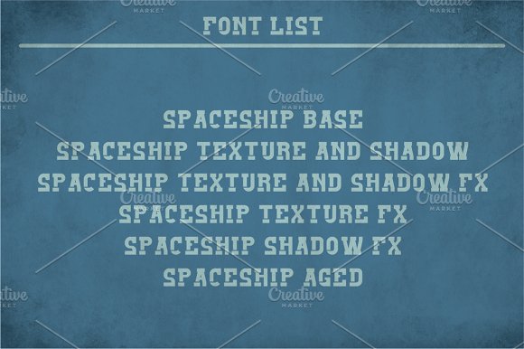 Spaceship Vintage Label Typeface插图5